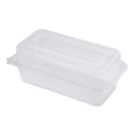 World Centric PLA Hinged Clamshells, 23 oz, 4.9 x 9 x 3.5, Clear, Plastic, 200PK KL-CS-95N